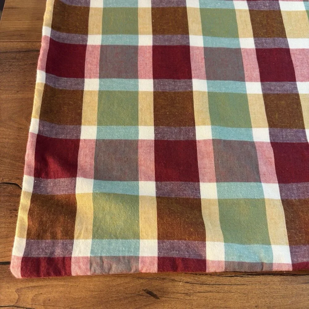 Pottery Barn Cameron Multicolored Plaid Check 20